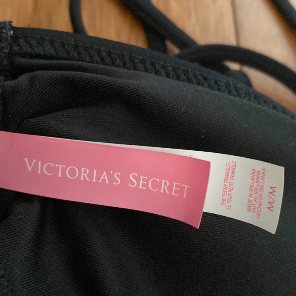 Victoria's Secret Basic Black Triangle Bikini Top… - image 4